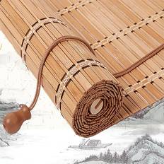 JSDMBD Bamboo Roller Blinds 80x80cm