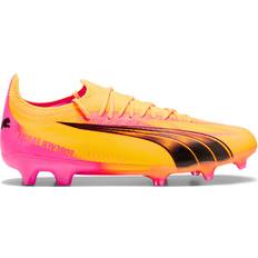 Artificial Grass (AG) - Textile Football Shoes Puma Ultra Ultimate FG/AG - Sun Stream/Black/Sunset Glow