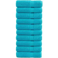 vidaXL Premium Sauna Bath Towel Turquoise (100x50cm)