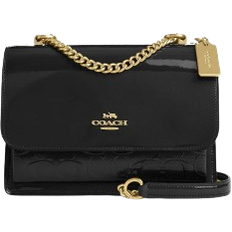 Coach Black Crossbody Bags Coach Klare Crossbody Bag In Signature Leather - Novelty Leather/Gold/Black