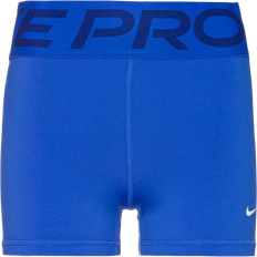 Elastane/Lycra/Spandex Shorts Nike Women's Pro Sculpt High Waisted 3" Biker Shorts - Hyper Royal/White