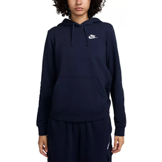 Nike Women's Sportswear Club Fleece Pullover Hoodie - Obsidian/White