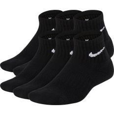 Nike white socks 6 pack Nike Kid's Everyday Cushioned Ankle Socks 6-pack - Black/White (SX6912-010)