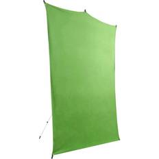 Travel Backdrop Set Green 1.52x2.13m