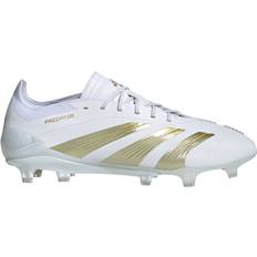 44 Fußballschuhe Adidas Predator Elite Laceless FG - Cloud White/Gold Metallic