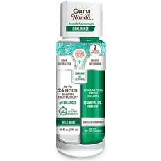 Alcohol-Free Toothbrushes, Toothpastes & Mouthwashes GuruNanda Dual Barrel Breath Harmonizer Oral Rinse Mouthwash with Essential Oils & Vitamins Wild Mint