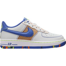 Basketball Shoes Nike Air Force 1 LV8 GS - Photon Dust/Volt/Total Orange/Astronomy Blue