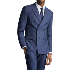 Scratch Double Breasted Suit - Navy