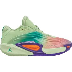 NIKE Textile Basketball Shoes NIKE Luke 3 Blurred Vision - Vapor Green/Cone/Psychic Purple/Hyper Jade