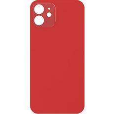 Clappio battery cover for iphone 12 compatible, red