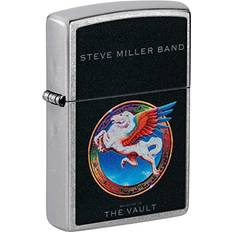 Lighters Zippo Steve Miller Band Welcome to The Vault Design Street Chrome Pocket Lighter