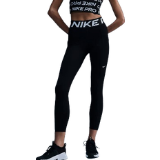 XXS Pants & Shorts Nike Pro Sculpt Women's High-Waisted 7/8 Leggings with Pockets - Black/White