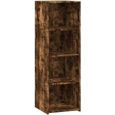 vidaXL 846387 Smoked Oak Book Shelf 124cm