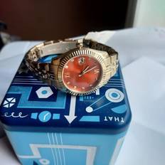 Swarkovski Wrist Watches Fossil ladies scarlette mini es4904 gold orange swarovski