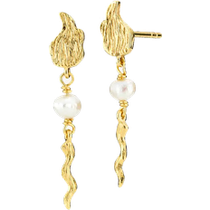 Sistie Ophelia Earrings - Gold/Pearls