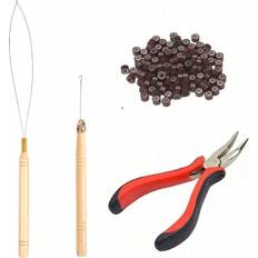 Hair Styler Accessories Shein Hair Extensions Plier Tip Tool Micro Rings Hook Needle Feather Functional Loop Beads