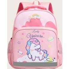 Polyamide School Bags Shein Cute Cartoon Style Backpack New Cute Unicorn Cartoon Childrens Backpack Unicorn Design Shoulder Bag Girls School Bag Hundreds Of Casual College Style