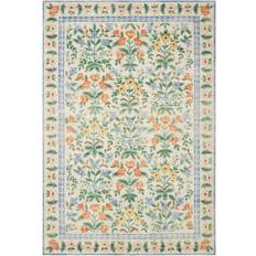 Rifle Paper Co. x Loloi Eden Mughal Garden Green, Blue, Orange, Beige 24x60"