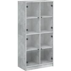 vidaXL 3295860 Concrete Grey Förvaringsskåp 68x142cm