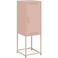 Pink Cabinets vidaXL Tall Pink Storage Cabinet 39x107cm