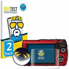 Brotect protector full-cover for olympus om system tough tg-7 curved screen edge