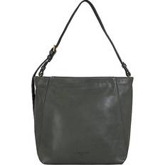 Gröna - Skinn Toteväskor Liebeskind Chudy Sheep Natural M Hobo bag dark green