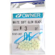 Owner Endegrej & Madding Owner Owner Glow Beads #2 2,5mm 30stk White Glow