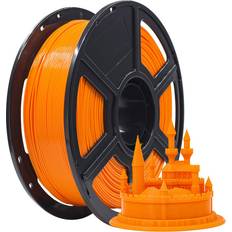 Flashforge PLA Pro 3D Printer Filament 1.75mm, 3D Printing Material, Spool-Dimensional Accuracy 0.05mm Fit Most FDM/FFF Printer 1KG, Orange