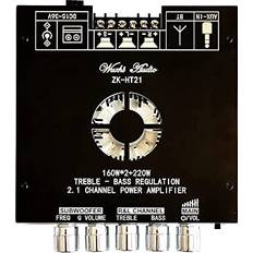 Wangcl WANGCL 2 x 160 W 220 W 2.1-kanal TDA7498E ZK-HT21 Bluetooth digital effektförstärkningsmodul hög- och djup subwoofer