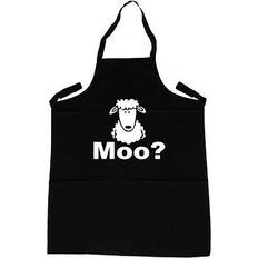 Florals Aprons TeeTreeDesigns Sheep moo funny Apron