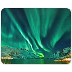 Lights Aurora Borealis Mouse Mat Pad Nature