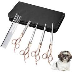 4PCS Pet Grooming Scissors Grooming Hairdressing Shear Scissors