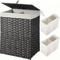 Shein Laundry Hamper With Lid Laundry Basket