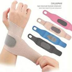 Nylon Handledslindor Shein 1Pc Unisex Slim & Adjustable Wrist Brace: Carpal Tunnel Support, Breathable And Lightweight For Sports And Daily Wear