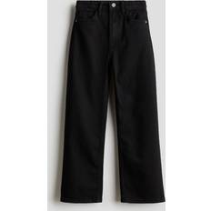 H&M Women Jeans H&M Wide Leg Jeans Black 12 10-11Y