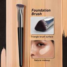 Makeup Shein Soft Makeup Brush, Black Triangle Foundation Brush, Concealer Brush, Detail Brush, BB Cream Brush, Isolation Brush, Cover Dark Circles, Eye Bags, Acne