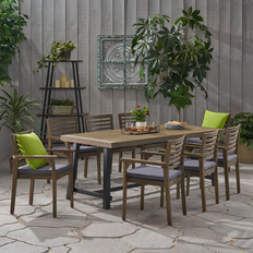 Wood Patio Dining Sets Christopher Knight Home Atlantic 9pc Acacia Patio Dining Set