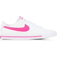 Racket Sport Shoes Children's Shoes Nike Court Legacy GS - White/Laser Fuchsia