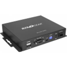 KVM Switches BZBGEAR 4K HDMI USB KVM Extender Over Fiber with SFP