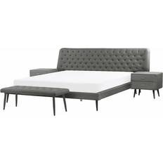 210cm Beds Beliani Essonne 208x219cm