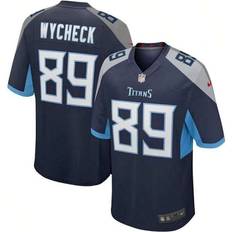 Shein Mens Frank Wycheck Navy Tennessee Titans Game Retired Player Jersey