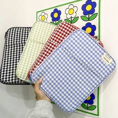 Shein pc Plaid Pattern TabletIPad Sleeve Laptop Bag Cover