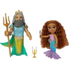 JAKKS Pacific Disney The Little Mermaid Ariel & King Triton Petite Gift Set