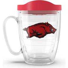 NCAA Arkansas Razorbacks 16oz Primary Logo Classic Travel Mug