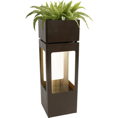 Brown Fountains & Garden Ponds Sunnydaze Decor Serene Showers Zinc Outdoor Fountain with Planter