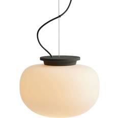 Frandsen Supernate Black/Opal White Pendant Lamp 28cm