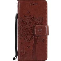 Wisetony Stylish leather case for iPod Touch 5/6/7 Brown