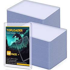 KAHEIGN 120Pcs Clear Card Sleeves, 76 101mm Standard Top Loader Cards Sleeves 35pt Card Holders Toploader Card Protector