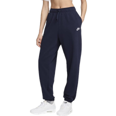 Oversize Pants & Shorts NIKE Women's Sportswear Club Fleece Mid Rise Oversized Sweatpants - Obsidian/White