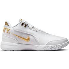 47 ½ Basketballsko NIKE LeBron NXXT Gen AMPD M - White/Black/Gold